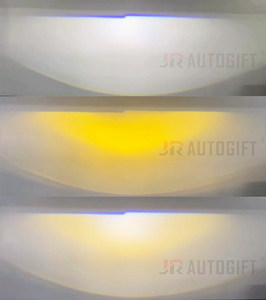H4 Mini <strong>LED</strong> Len Headlight Y1 MAX H4 Lens Projector Bulbs Hi/Lo Beam Light Plug-and-Play 100W 3 Color for Motorcycle for Car - Product Image 6