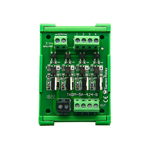 4-channel 5A DC Plc <strong>Output</strong> Amplifier Board Control Module with Optocoupler Isolation High/low Level Trigger Without Contact - Product Image 1