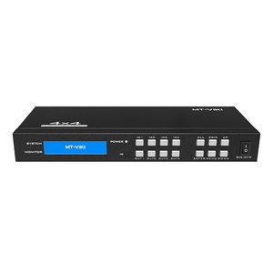 4K Video HDMI Matrix Switcher 4x4, MT-VIKI Audio-Video-Geräte 4 in 4 out EDID 4K 60Hz HDMI Matrix