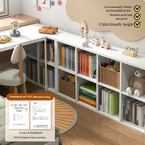 Tủ sách thép kalex lưới kệ đơn vị mô-đun Tầng-đứng lưu trữ giá rèn sắt treo tường lưu trữ tủ - Product Image 3