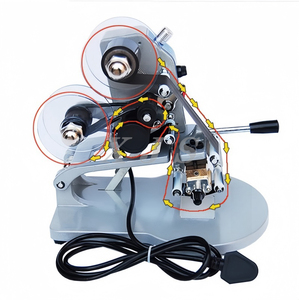 DY-8 Handbuch Thermo Transfer Ribbon Code Ablaufdatum Batch Coding Maschine für Kunststoff-und Aluminium folie Taschen Papier Motor Kartons - Product Image 4