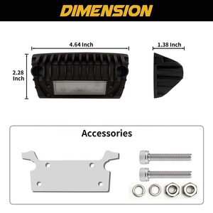 CHIMING4.6インチ18wLEDシーンライトカーワークライトトラックオフロードLEDワークライト - Product Image 5