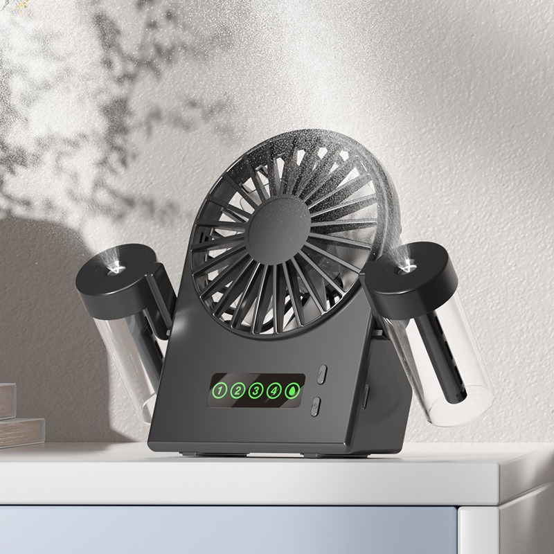 Ventilador de pulverización F8-negro