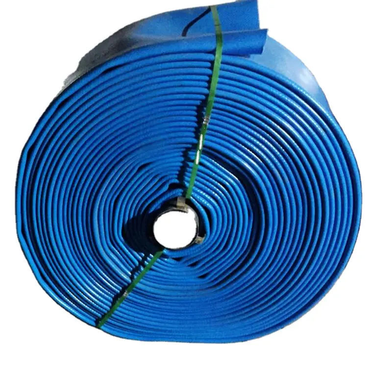 Manguera de riego de agua plana de pvc de 4 pulgadas