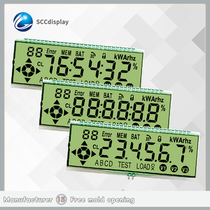Factory Custom Electric Meter <strong>LCD</strong> <strong>Display</strong> Module Cheap Price SJXDHG001013 HTN Segment <strong>Displays</strong> Screen 7 Monochrome Segment <strong>LCD</strong> - Product Image 6