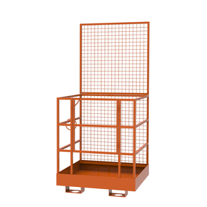 Nóng bán có thể gập lại xe nâng an toàn lồng bánh xe nâng làm việc lồng người đàn ông nâng an toàn lồng tăng cường an ninh Máy Trạm - Product Image 5