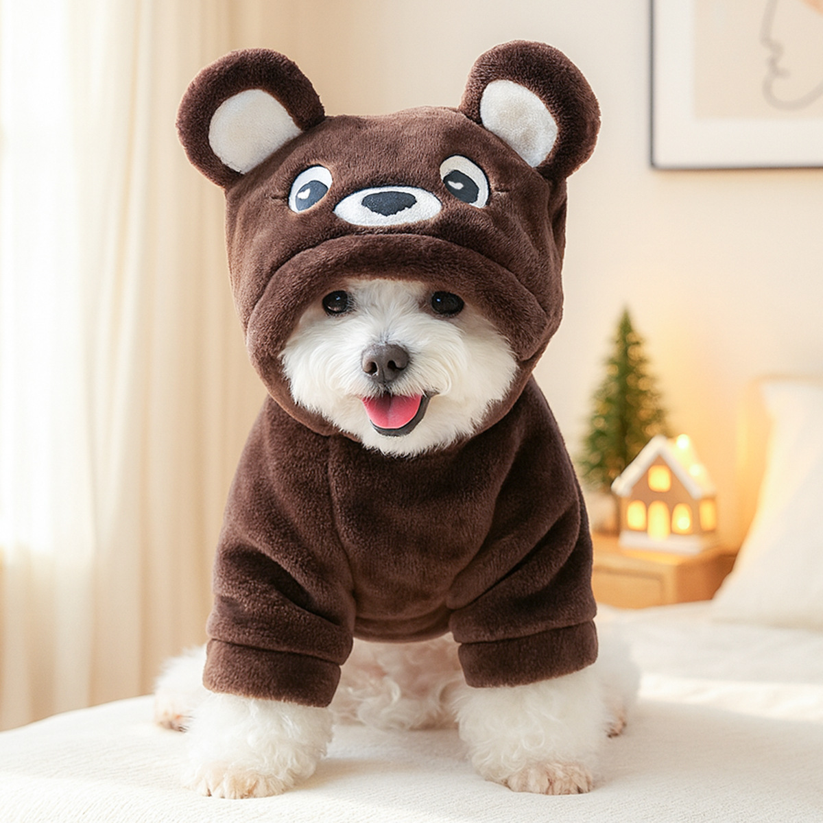 Marrone - Costume da trasformazione dell'orso arcobaleno