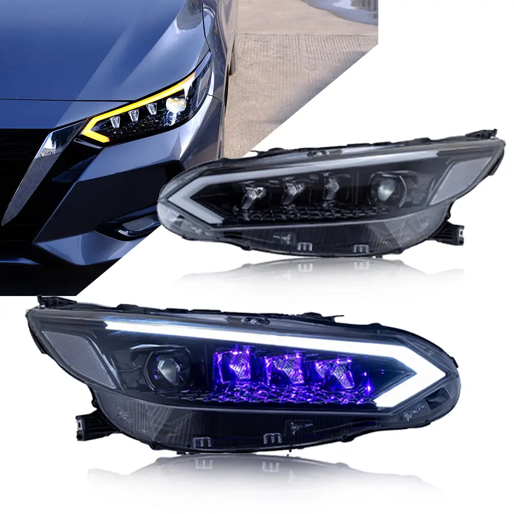 Gobison Hat sales 2020-2023 4x4 Car Accessories Headlight Head light For Nissan sylphy sentra