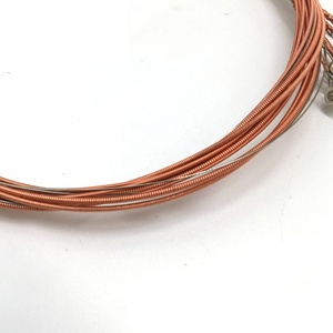 Accesorios de guitarra de 6 cuerdas, cuerdas de cobre y acero, cuerdas de guitarra práctica y asequible