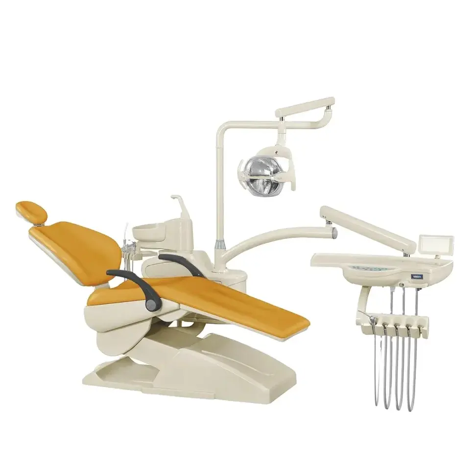 AS-398HC Factory Cheap Price Economical Dental Equipment Full Set Dental Unit Chair for Hospital Clinic Use