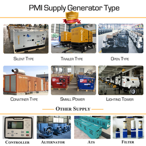 PMI ชุดเครื่องกำเนิดไฟฟ้าดีเซล30Kw 38Kva เงียบแบบเปิดประสิทธิภาพการใช้เชื้อเพลิงสูงต่อชั่วโมงการบริโภค - Product Image 6