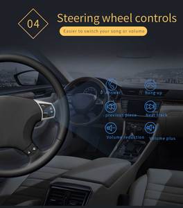 ระบบ CarPlay ไร้สายแบบพกพา7 "ตัวติดตาม GPS อัจฉริยะเครื่องเล่น MP5บลูทูธใช้งานได้กับรถทุกประเภท