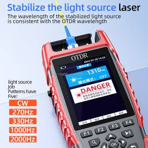 Mini S-900D OTDR Customizable Touch Screen 1310/1550nm 24/22dB Tester 64km Multi-Function Smart Handheld Communication Cables - Product Image 3