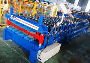 Huanuo sườn loại tấm tùy chỉnh ibr sóng mái cán hình thành máy làm gạch - Product Image 4