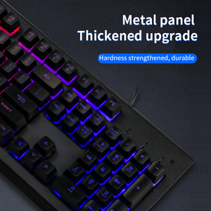 Teclado y ratón con cable para jugadores profesionales, nuevo modelo de tendencia, combo de teclado y ratón para juegos de ordenador, pc y portátil Multimedia