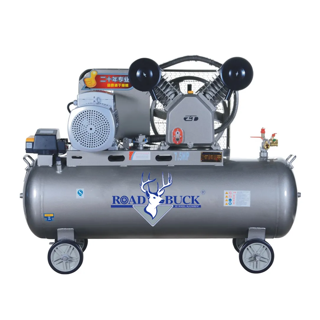 Roadbuck fábrica 5.5hp fio de cobre pistão sem óleo máquina silenciosa compressor de ar para venda