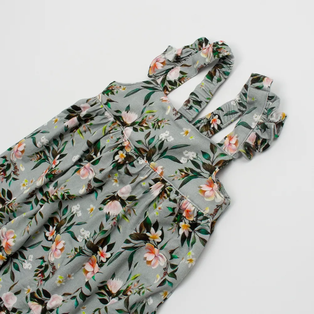 진저 브레드 드레스 디지털 인쇄 대나무 아기 옷 잠옷 대나무 장난 꾸러기