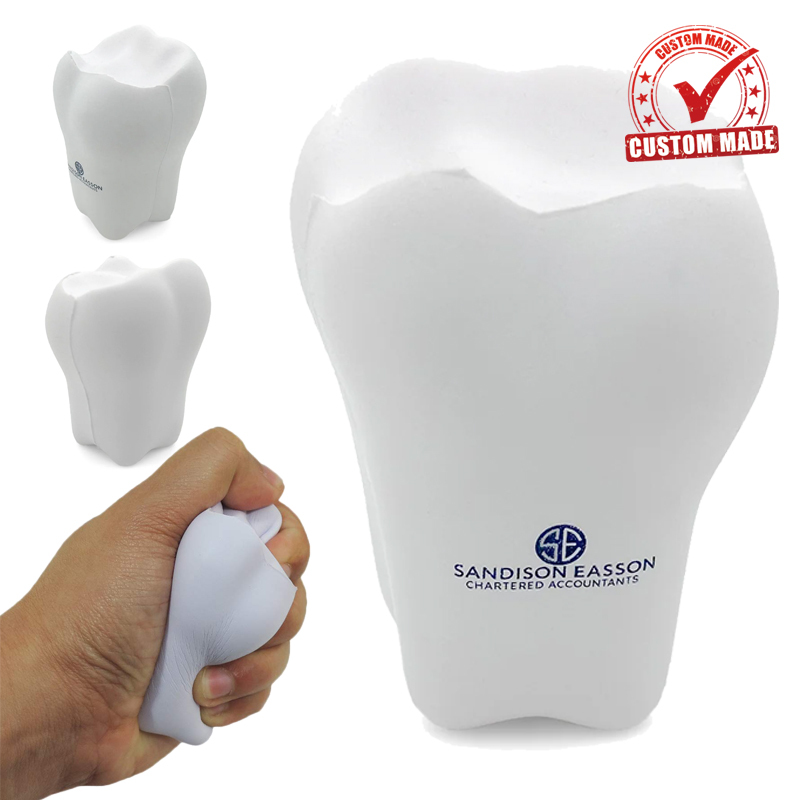 Tooth shape stress ball