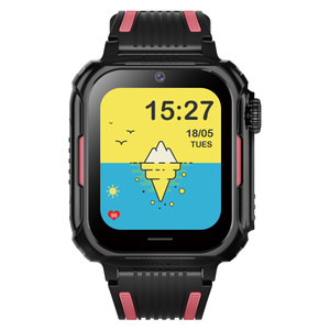 2024ホットセールスマートウォッチ振動付きリアルタイムトラッキングウォッチ、モバイルアプリアンチロストスマートGPSウォッチ4G