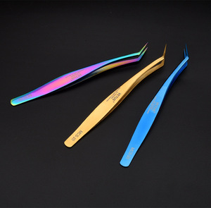 Orijinal VETUS MCS-20 kirpik uzatma cımbız uzun ucu rus hacmi kirpik - Product Image 3