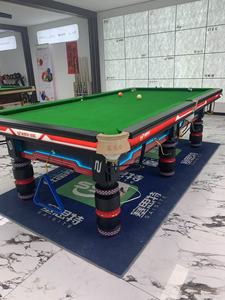 שולחן בריכה ביתי מודרני שולחן אוכל עם רגליים מעץ עור כיסים מחיר זול סנוקר שולחן של כרית חומר כרית - Product Image 2