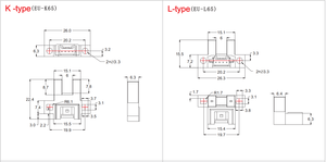 スロットタイプL光電気赤外線LED 940nm距離センサーNPN PNP不透明オブジェクト用IR溝幅6MM 2M接続ライン - Product Image 2
