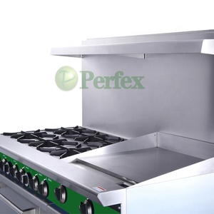 Perex 48英寸燃气灶灶具36英寸燃气灶具餐饮设备机器组合范围灶具 - Product Image 2