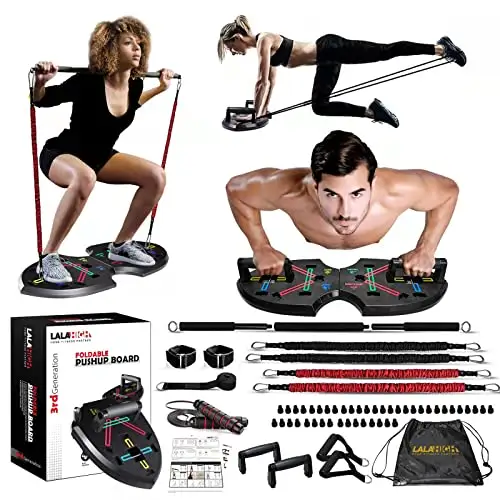 Bande de résistance exercice Fitness Set perte de poids roue abdominale Pilates Bar Push-up planche maison Fitness mise en forme