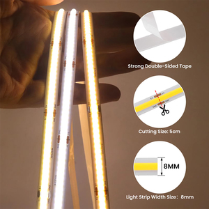 High Quality 12V COB <strong>LED</strong> Light 320LEDs/m Multiple Color Options for Indoor Home/Commercial Lighting Flexible <strong>LED</strong> Strip Light - Product Image 4