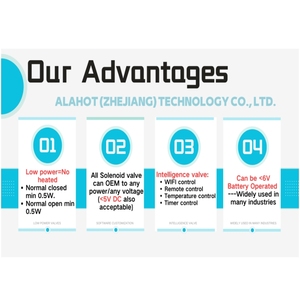 Su hava yağı için Alahot 0.5W düşük güç Pilot doğrudan etkili su solenoit valfi kontrol vanası - Product Image 5