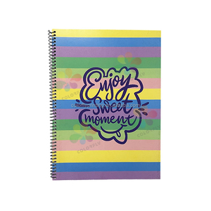 Kunden spezifische verschiedene Abdeckung Beliebte Art und Designs Hergestellt A5 Größe Spiral Notebook für Studenten - Product Image 5