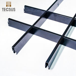 Azulejos de techo de rejilla suspendida de Metal de techo de caída de aluminio de nueva llegada diseños de azulejos de techo falso de rejilla - Product Image 6