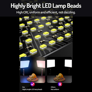 40WRGBフィルパネルランプLedビデオライト複数のRGBモード写真スタジオビデオ録画用フィル照明 - Product Image 5