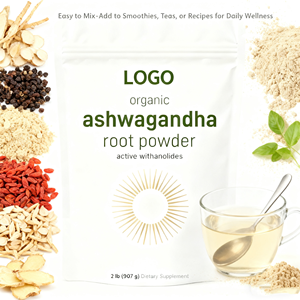 Superfood Vegan Ashwagandha ผงรากแบบไม่ใช้เจลแคปซูลอาหารเสริมสมุนไพรรองรับความแข็งแรงของผู้ใหญ่ - Product Image 3