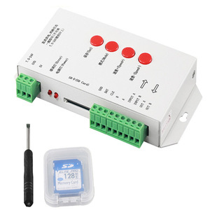 T-1000S K-1000C RGB direccionable programable Color Controlador Led matriz de Pixel Digital tarjeta SD DMX controlador LED - Product Image 1