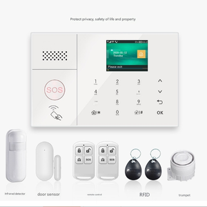 Sistema de alarma de seguridad para el hogar inteligente inalámbrico WiFi/4G/2/GSM Kit de alarma para el hogar con sirena PIR Sensor de movimiento controles remotos