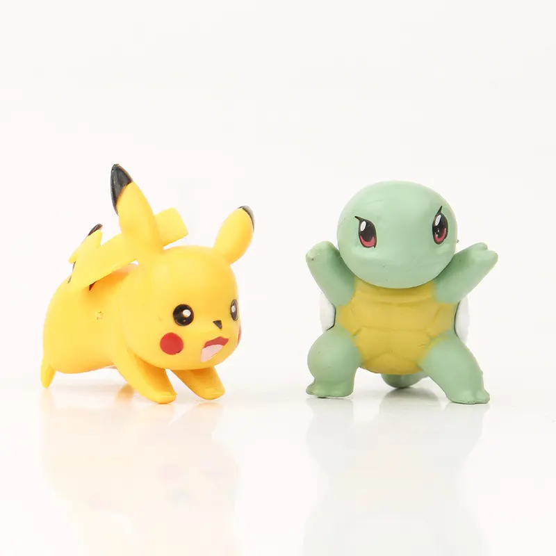 Vente chaude 8 pièces/ensemble Pokemoned modèle Collection 3-4cm Pikachu Anime Figure poupées enfant noël Halloween cadeau