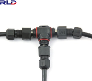 Conector tipo T M20 Conector eléctrico de cable de tornillo de alimentación de 4 pines - Product Image 4