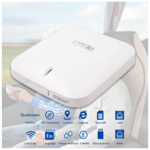 พร้อมช่องใส่ซิมการ์ดเสาอากาศรองรับการเข้ารหัส WEP เราเตอร์ไร้สาย3G/4G สำหรับรถยนต์อุตสาหกรรม - Product Image 6