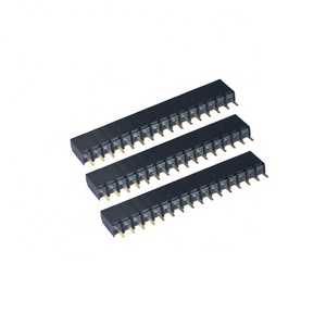RealRun Single Row Female <strong>Header</strong> with DIP Connector 2.54mm 8 Pin for <strong>Headers</strong> &amp; Wire Housings - Product Image 4