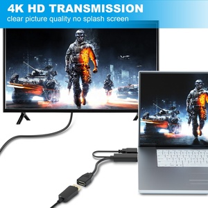 <strong>HDMI</strong> Male to DP Female Adapter 4K 2K@60Hz HDCP2.2 <strong>HDMI</strong> to DisplayPort Adapter with USB Power Compliant with Xbox One/PS4/PS5