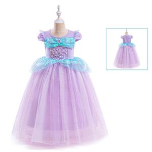 שמלת נסיכה חדשה cosplayin padour שמלת נסיכה לתינוקות בנות עבור ליל כל הקדושים בהשראת דמויות elsa <span class=keywords><strong>moana</strong></span>