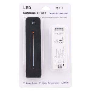V2 + R12 РЧ беспроводной двойной цвет LED контроллер комплект 2 канала CW + WW цвета светодиодный пульт дистанционного управления - Product Image 3