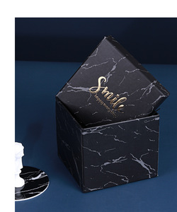 Scatola regalo quadrata in cartone di lusso con coperchio scatola regalo di carta rigida scatole per piccole imprese - Product Image 3