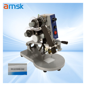 DY-8 Semi-automatic Manual Type Production Date Batch Number Pulse Thermal Ribbon Date Printing and <strong>Coding</strong> Machine - Product Image 1