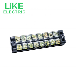 LiKE Electric TB-1506 Bloque de terminales 6 posiciones 15A Bloque de terminales Conector de bloque de terminales fijo - Product Image 3