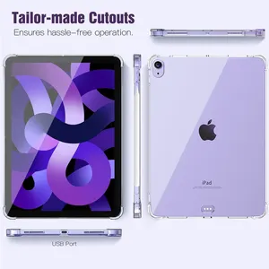 For <strong>iPad</strong> 10th 10.9 2022 7 8 9th Gen 10.<strong>2</strong> Air 5 6 13 Case TPU Silicon Transparent <strong>Cover</strong> for <strong>iPad</strong> Pro 9.7 10.5 11 13 Mini 3 4 5 6 - Product Image 2