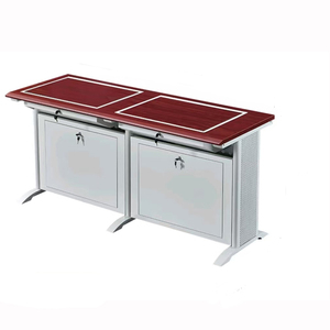 Fabrik Großhandel Modernes Design Anpassbare Büros chule Möbel Holz Computer Schreibtisch Computer Schreibtisch Schublade für Labor Klassen zimmer - Product Image 6