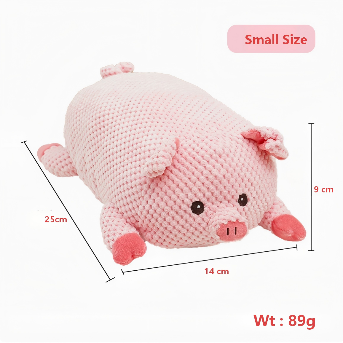 Pink Pig Pet Toy (small size)