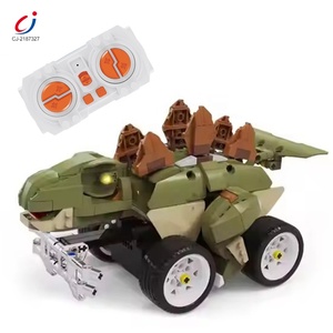 Chengji Kinder Intelligente RC-Programmierung Stegosaurus Diy Montage Block Dinosaurier Fern gesteuertes Auto - Product Image 1
